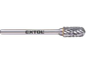 Mini keményfém turbómaró (rotormaró), hengeres, kerek orrú, átmérő 6×13mm/szár 3mm, keresztfogazás