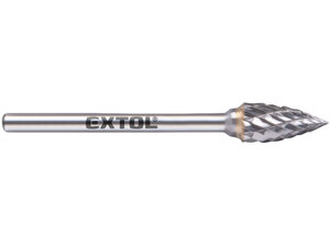 Mini keményfém turbómaró (rotormaró), íves, hegyes orrú, átmérő 6×13mm/szár 3mm, keresztfogazás