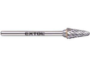 Mini keményfém turbómaró (rotormaró), kúpos, kerek orrú, átmérő 6×13mm/szár 3mm, keresztfogazás