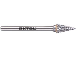 Mini keményfém turbómaró (rotormaró), kúpos, hegyes orrú, átmérő 6×13mm/szár 3mm, keresztfogazás