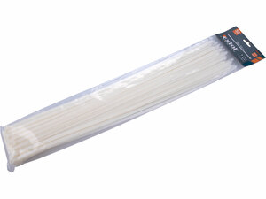 Kábelkötegelő 7,6×540mm 50db, fehér nylon