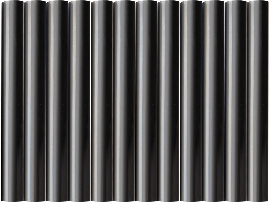 Ragasztóstift klt., fekete színű; 12db, 100×11mm