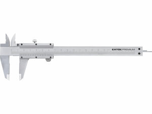 tolómérő INOX (mélységmérővel) ; 0,05×150mm