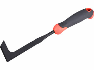 gyomláló kés, L alakú, él elől és jobb, 32 cm, műanyag/TPR nyél
