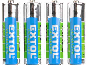 Cink-klorid elemek, 4db, 1,5V AA (R6)