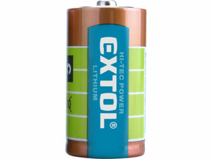 Elem 1 db, Li-ion, 3V, méret: CR123A; 1600mAh