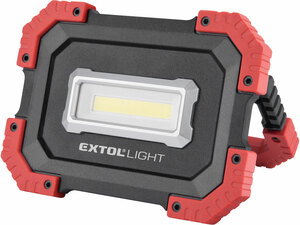 Hordozható LED lámpa (reflektor); 1000 Lm, Li-ion akkus, USB tölthető, Power Bank funkcióval