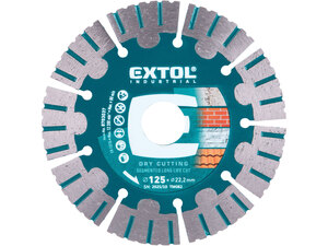 Gyémántvágó hosszú élettartam, Long Life Cut; 125mm, száraz és vizes vágáshoz