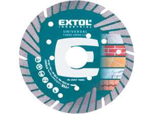 Gyémántvágó, ipari korong,TURBO,gyors vágás; 115×22,2mm, száraz és vizes vágásra