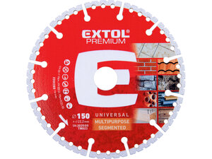 Gyémántvágó szegmenses, MULTI ; 150×22,2mm, max.10.000 f/min