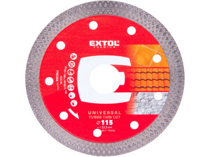 Gyémántvágó, ipari korong, TURBO, extra vékony vágás: 1,2mm vastagság; 115×22,2mm, száraz és vizes vágásra