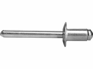 Popszegecs klt. alu, 250 db, méret: 6,4×9,6 mm