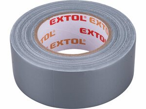 Ragasztószalag textiles, szürke, 50mm×50m (hobby szalag / duckt tape)