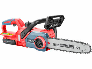Akkus láncfűrész gép, Garden20V, 20V, Li-ion, 1db akku, 1db töltő, 2000 mAh, vezetőhossz 305mm, Oregon lánc és vezető