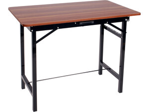 Munkapad összecsukható; 800 mm, max. terhelés: 100kg, fém váz, MDF asztallap