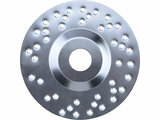 Faforgácsoló korong; max 12200 ford/perc, sarokcsiszolóhoz, fém, 125×22,2mm, fa csiszolásához, szakaszos használat