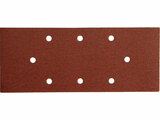Csiszolópapír, lyukas klt. 10db, 93×230 mm, 8 db lyukkal, P60, 407114, 407115-höz