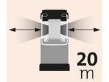 LED teleszkópos lámpa,  50 Lumen, 8 × LED,  ABS műanyag