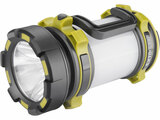 LED lámpa, tölthető; 350 Lm, cserélhető Li-ion akku, 2600 mAh