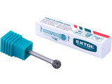 Mini keményfém turbómaró (rotormaró), gömb alakú, átmérő 6mm, szár 3mm, keresztfogazás
