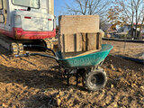 Akkus talicska, sebességváltóval, max.260 kg, 100l, 40V Li-ion, 6Ah