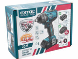 Akkus ütvecsavarozó, Share20V, 1/2" négyszög, Li-ion; 1db 20V akku: 2000 mAh, 1db töltő, ford.: 2.200 1/min, 250 Nm