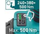 Akkus ütvecsavarozó, Share20V, 1/2" négyszög, Li-ion; 1db 20V akku: 2000 mAh, 1db töltő, 500 Nm