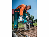 Sarokcsiszológép 230 mm 2600W, szabályozható fordulatszám, lágy indítás, terhelésnél konstans fordulatszám, papírdoboz