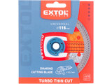 Gyémántvágó, ipari korong, TURBO, extra vékony vágás: 1,2mm vastagság; 115×22,2mm, száraz és vizes vágásra