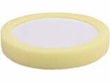 Polírkorong, finiselő, gyémánt mintájú vágott, T80, sárga, ⌀180x35mm, tépőzáras ⌀150mm