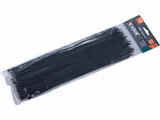 Kábelkötegelő fekete, 280x3,6mm, 100db, nylon