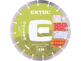Gyémántvágó szegmenses; 230×22,2mm, max.6.650 f/min