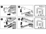 Tűzőkalapács, 11,3 és 13,0 mm; 6-10mm, felhasználás: tűzőgépkapocs
