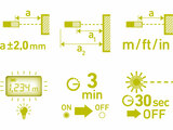 Digitális lézeres távolságmérő 40M, 0,15-40m