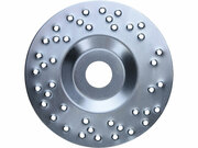 Faforgácsoló korong; max 12200 ford/perc, sarokcsiszolóhoz, fém, 125×22,2mm, fa csiszolásához, szakaszos használat
