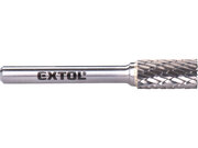 Keményfém turbómaró (rotormaró), hengeres, átmérő 10×20mm/szár 6mm, keresztfogazás