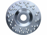 Faforgácsoló korong; max 12200 ford/perc, sarokcsiszolóhoz, fém, 125×22,2mm, fa csiszolásához, szakaszos használat