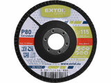 Lamellás csiszolóacél korund (Alumínium-oxid), P80, 115mm