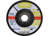 Lamellás csiszolóacél korund (Alumínium-oxid), P40, 125mm