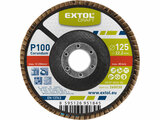 Lamellás csiszolóacél korund (Alumínium-oxid), P100, 125mm