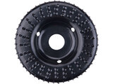 Faforgácsoló korong; max 13000 ford/perc, sarokcsiszolóhoz, fém, 118×18×22,2mm, fa csiszolásához, marásához