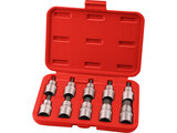 Bitdugófej klt., 10db-os, imbusz, 1/2"×55mm, CrV/S2