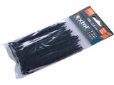 Kábelkötegelő fekete, 100x2,5mm, 100db, nylon