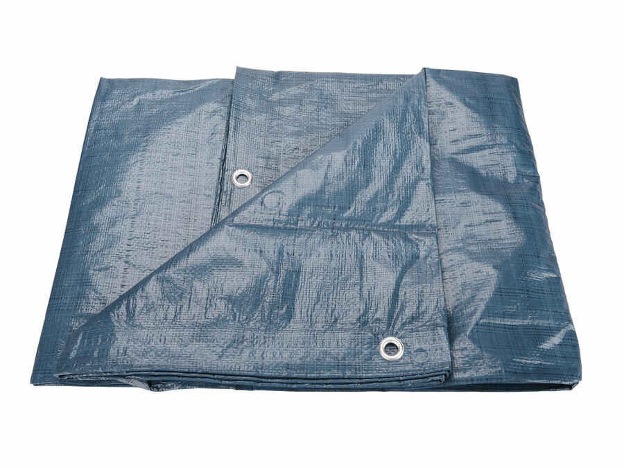 Takaróponyva, vízálló, 100g/m2, 2×3m, PE, lefűző lyukak