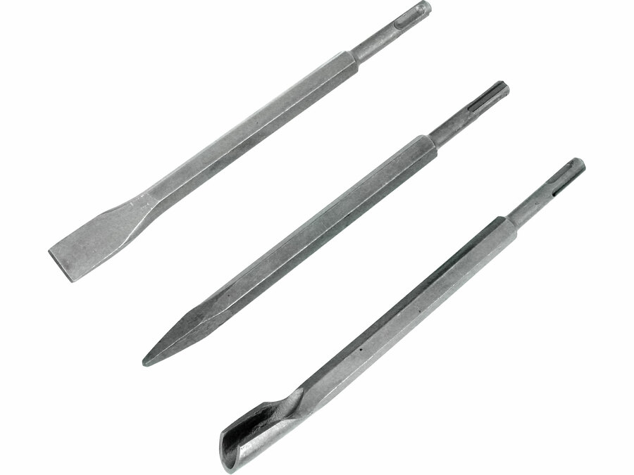 Betonvéső SDS PLUS, 3db-os készlet, 250mm
