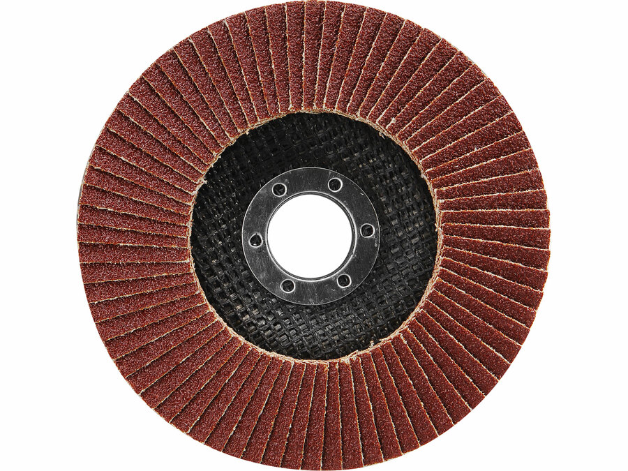 Lamellás csiszolóacél korund (Alumínium-oxid), P100, 125mm