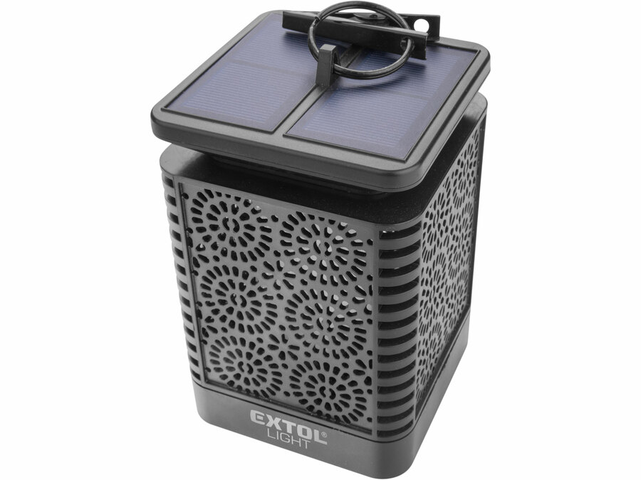 Éjszakai, kerti LED lámpa, láng hatású, napelem+szenzor, Ni-Mh akku, 600mAh, leszúrható+falra szerelhető, 66cm, IP44