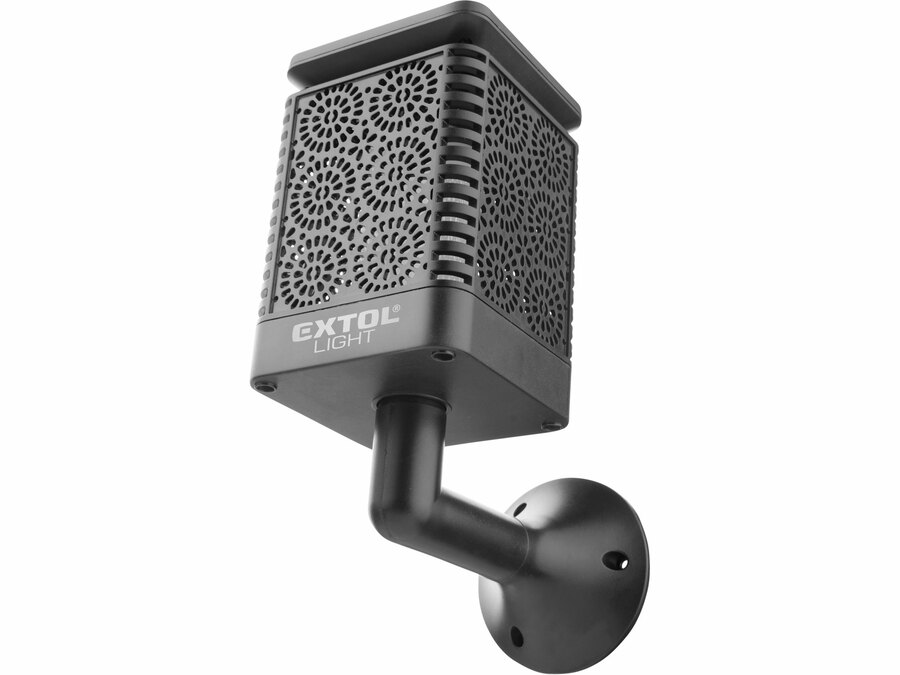 Éjszakai, kerti LED lámpa, láng hatású, napelem+szenzor, Ni-Mh akku, 600mAh, leszúrható+falra szerelhető, 66cm, IP44