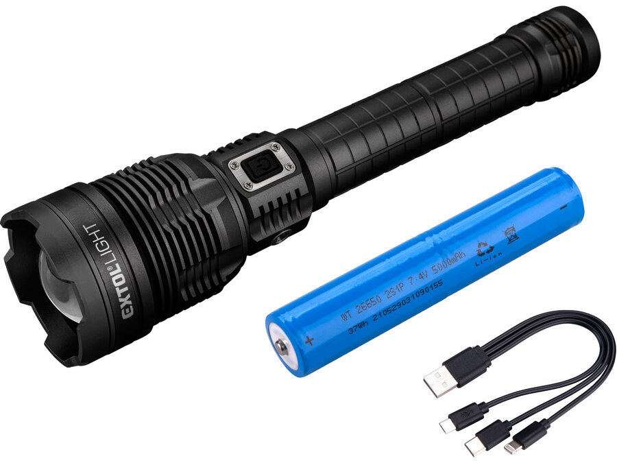 LED lámpa, 60 W COB LED; 8000 Lm, ALU ház