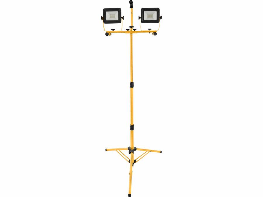 LED reflektor, 2×2700 Lm, 180cm-es állvánnyal